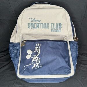 Disney Vacation Club Member Backpack - Navy and Grey Mickey Mouse